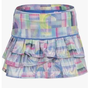 Lucky in Love Count Me In Metallic tennis skirt. size XL